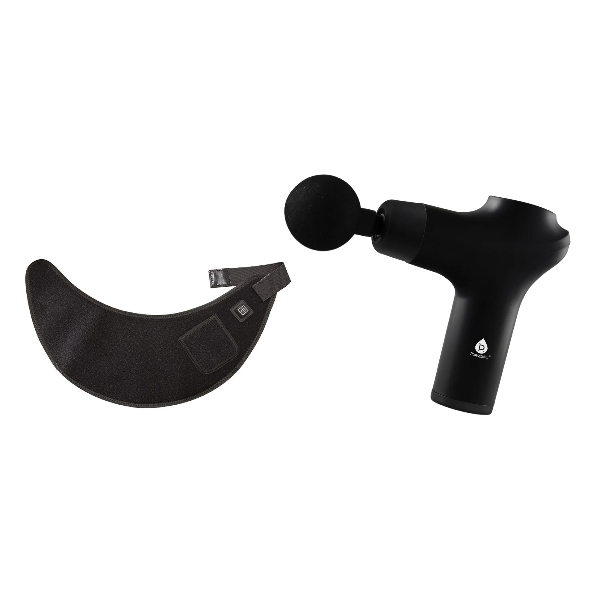 Red Light Therapy Neck Wrap & 3-Speed Massage Gun