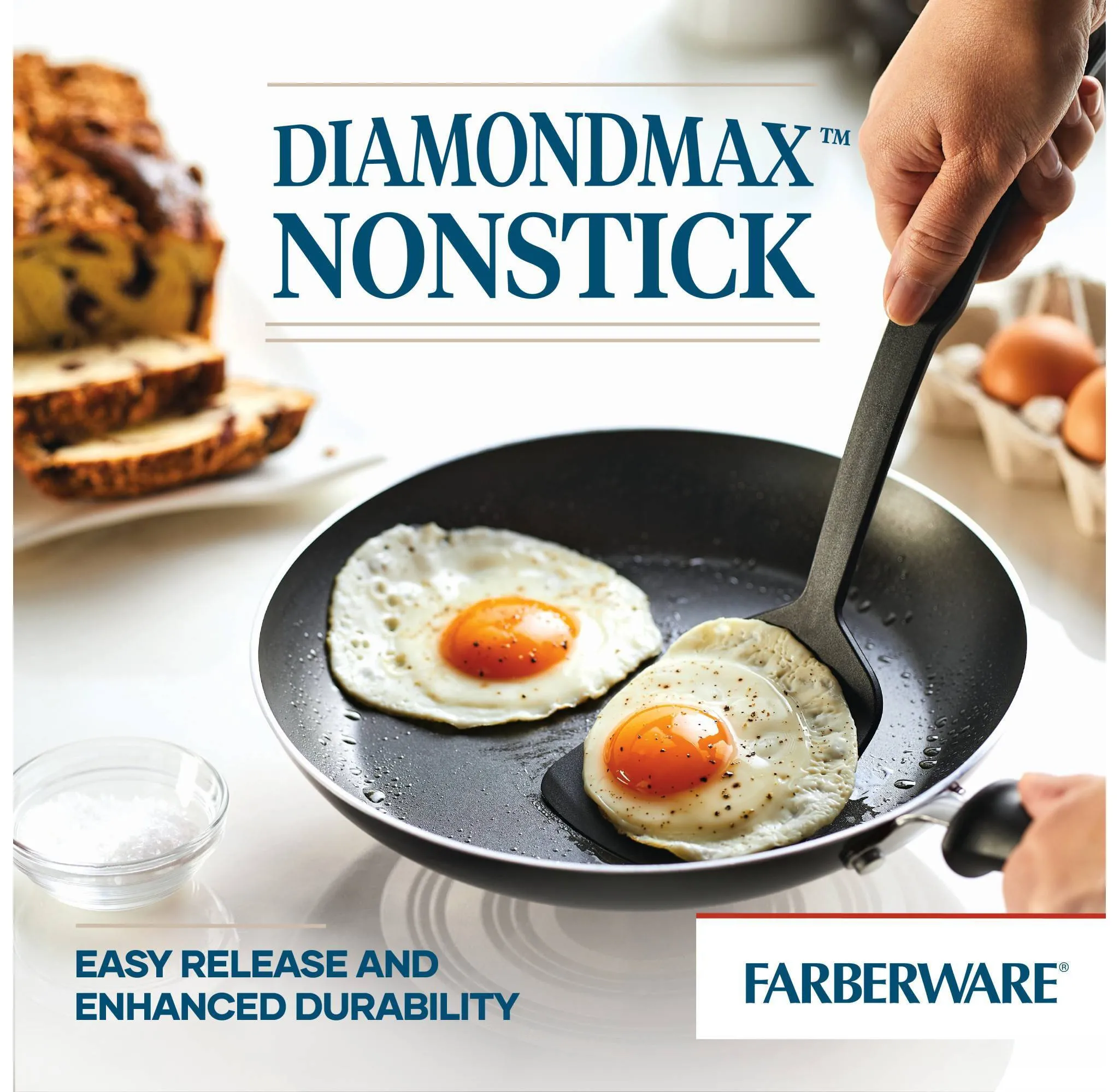 Reliance 8" Aluminum Nonstick Frying Pan Black - Image 4