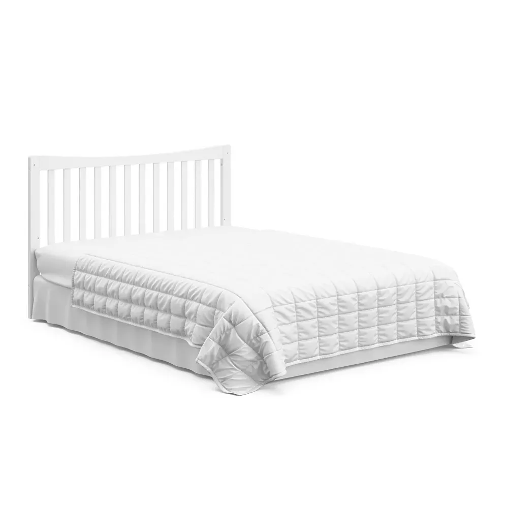 Remi 4-in-1 Convertible Crib and Changer - White - Image 2