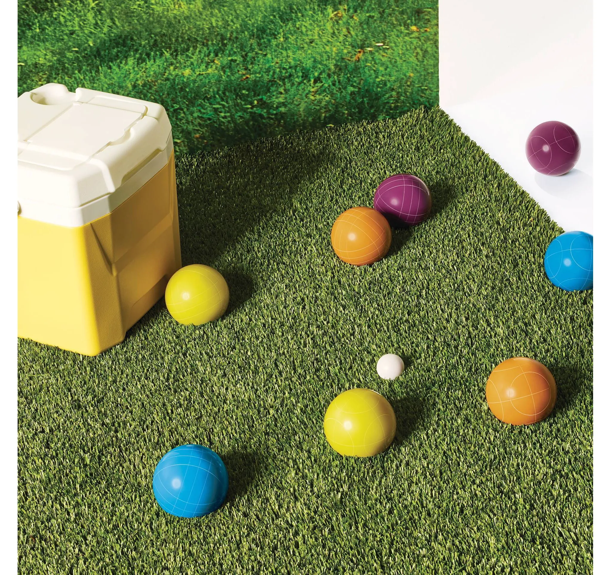 Resin Bocce Ball Set - Lawn Target Toss for 2-4 Players - Image 4