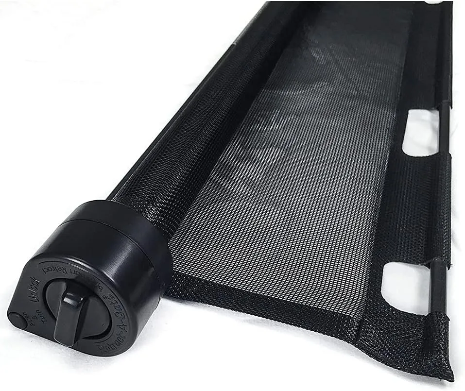 Retract-A-Gate 52" Black: The Original and only Made in USA Retractable Baby, Dog, & Cat Gate 52 Inch Black - Image 2