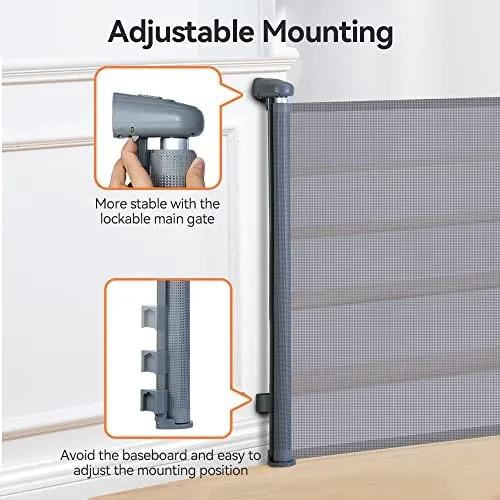 Retractable Baby Gate - 33" - Image 5