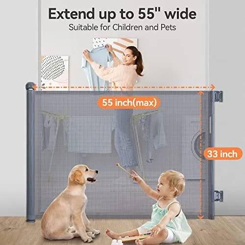 Retractable Baby Gate - 33" - Image 3