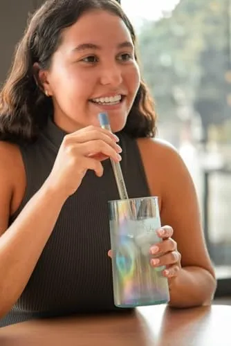 Reusable Stainless Steel Water Filter Straws - 3 Pack - Image 4