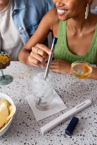 Reusable Stainless Steel Water Filter Straws - 3 Pack - Image 6