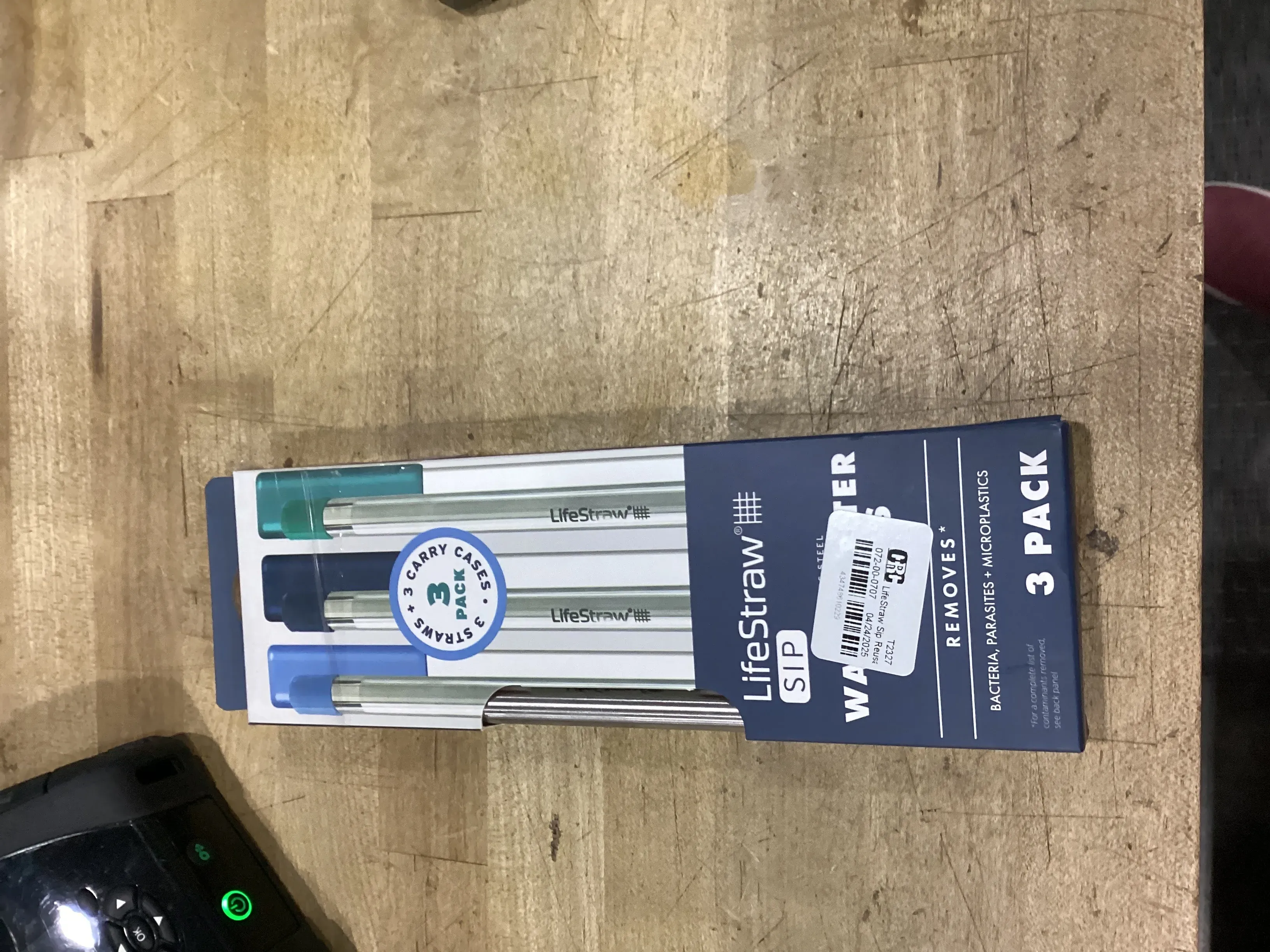 Reusable Stainless Steel Water Filter Straws - 3 Pack - Image 7