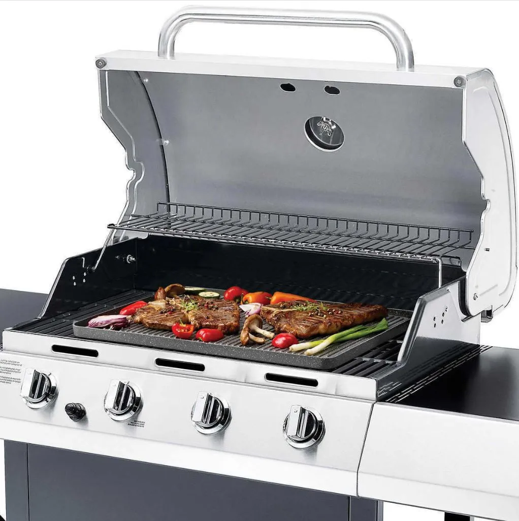 Reversible Grill/Griddle Pan - Black - Image 4