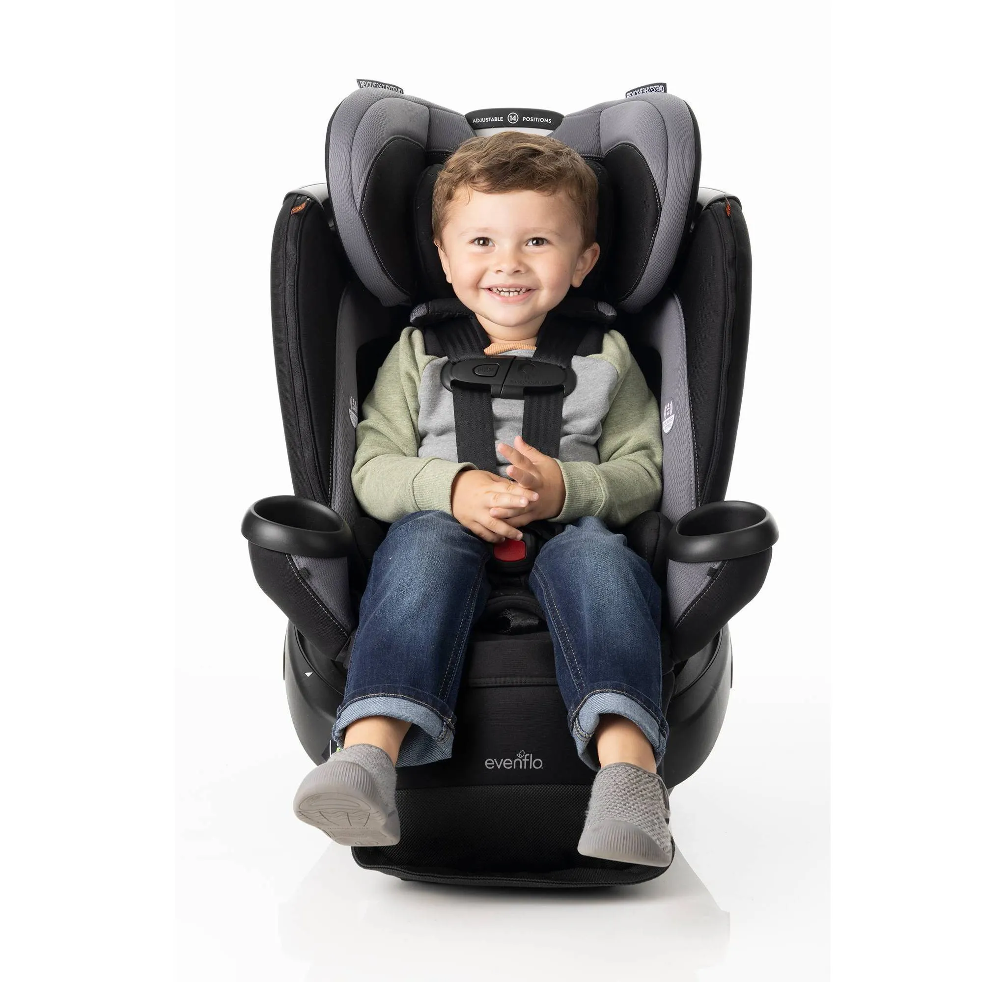 Revolve 360 Extend All-in-One Rotating Convertible Car Seat - Revere Gray - Image 5