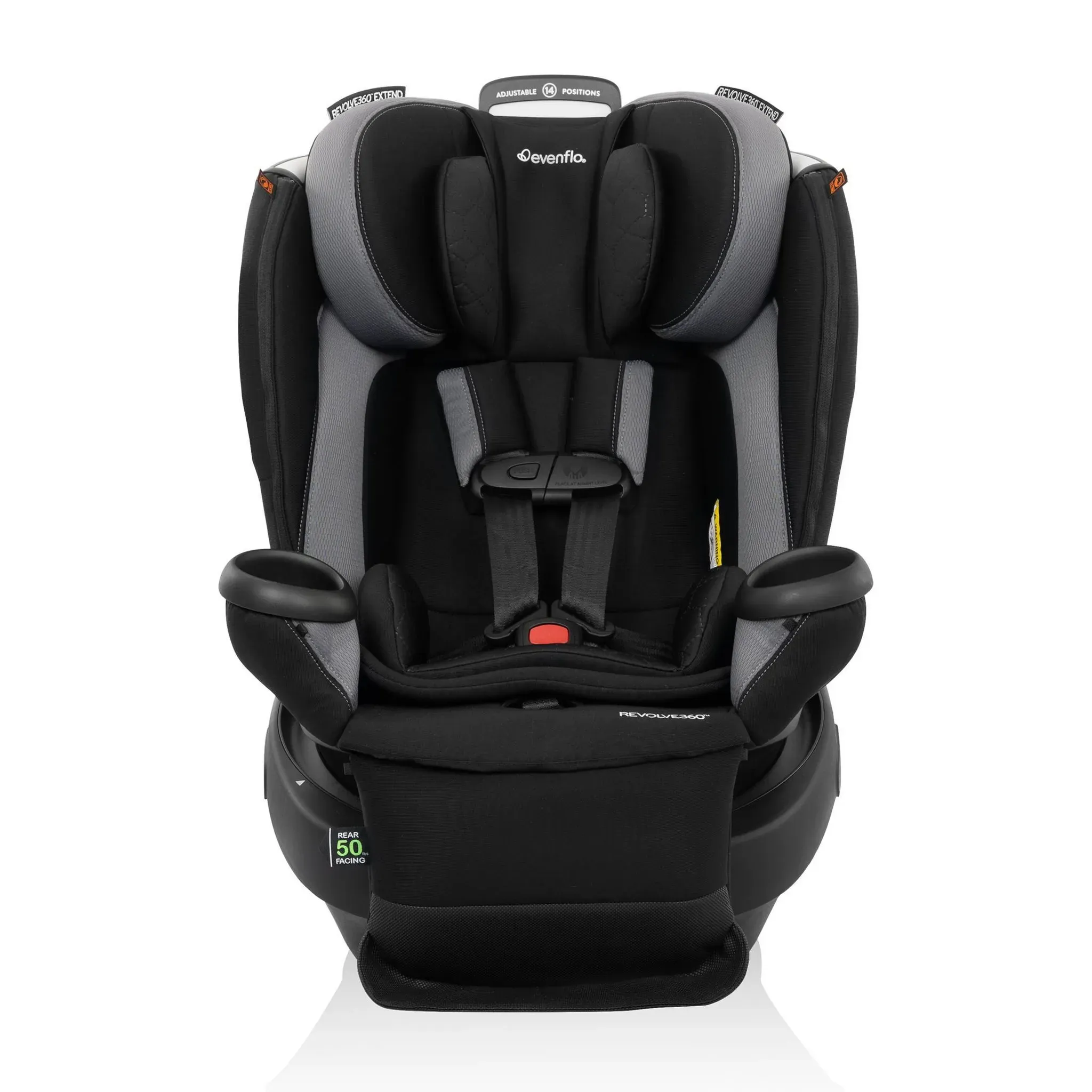 Revolve 360 Extend All-in-One Rotating Convertible Car Seat - Revere Gray - Image 8