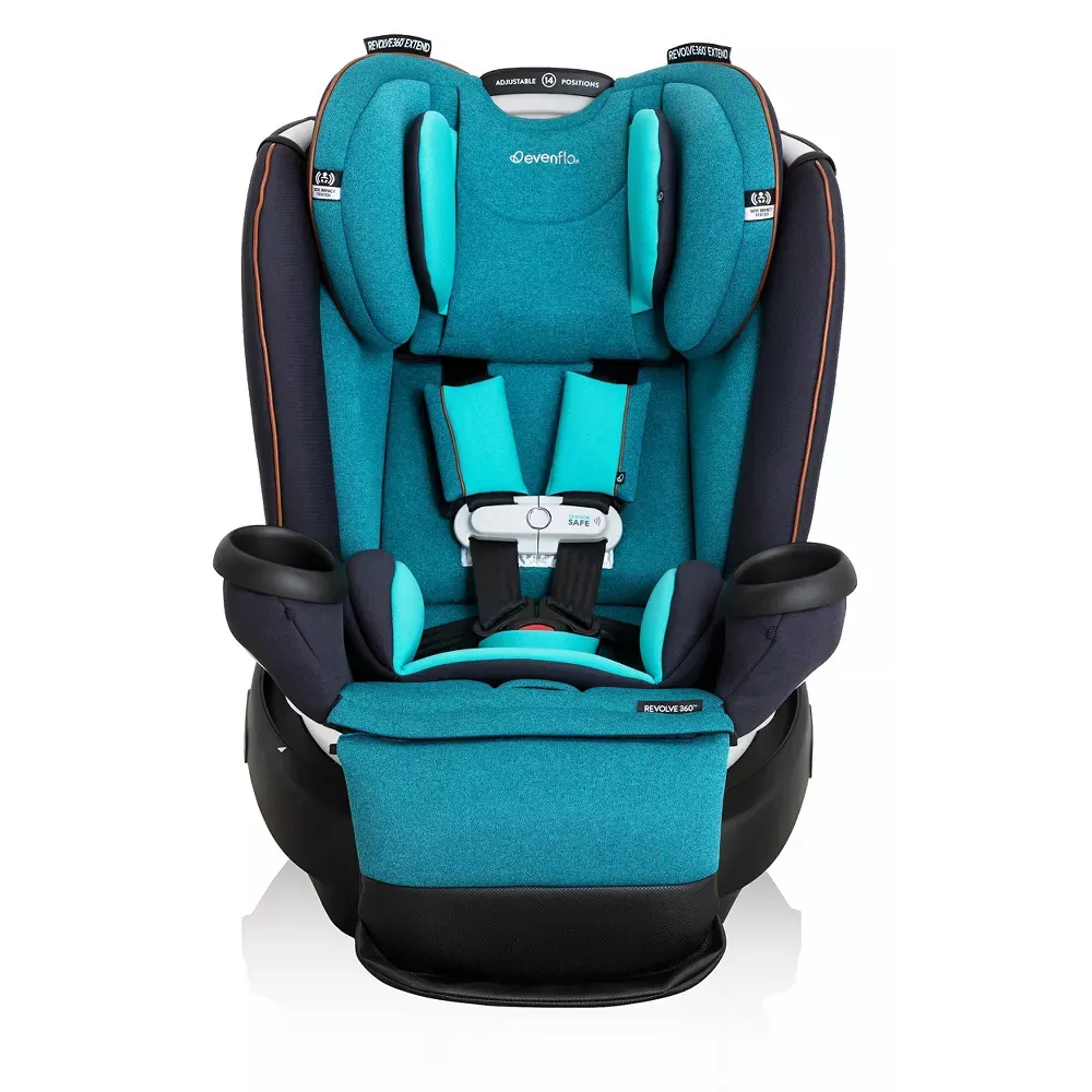 Revolve 360 Extend All-in-One Rotating Convertible Car Seat with SensorSafe - Sapphire Blue - Image 4