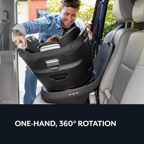 Revolve 360 Slim 2-in-1 Rotational Convertible Car Seat - Sutton Purple - Image 2