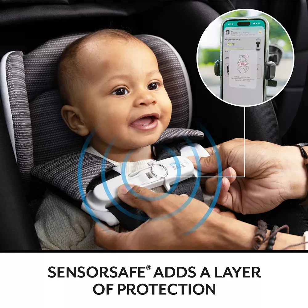 Revolve180 LiteMax Rotating Infant Car Seat with Green & Gentle - Anchor Gray - Image 6