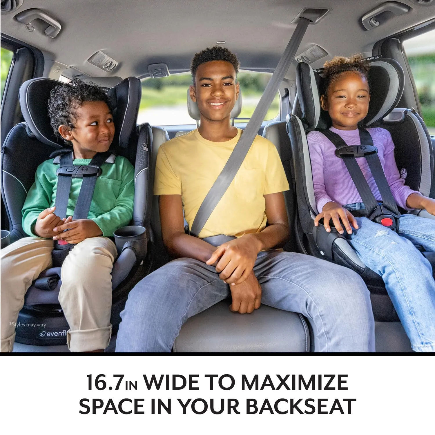 Revolve360 Slim 2-in-1 Rotating Car Seat - Flint - Image 4