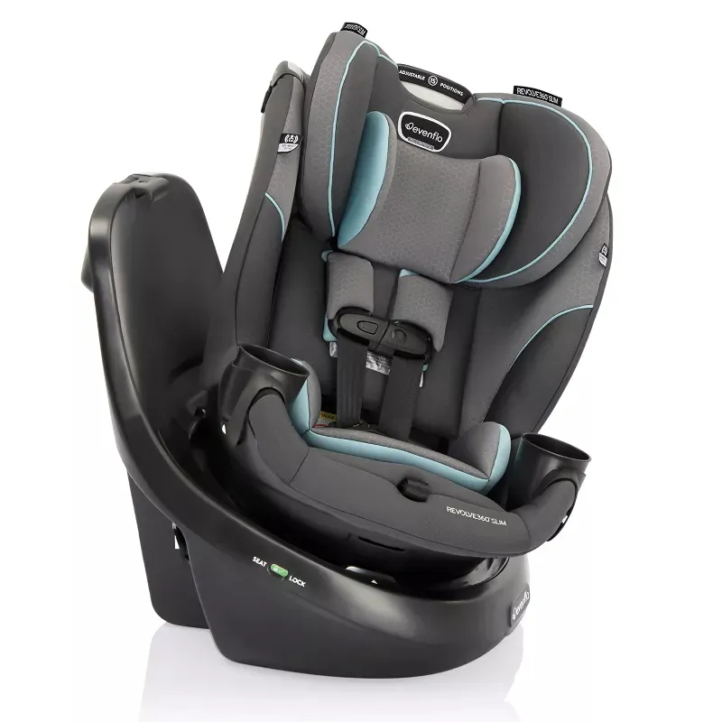 Revolve360 Slim 2-in-1 Rotational Car Seat - Carver Blue