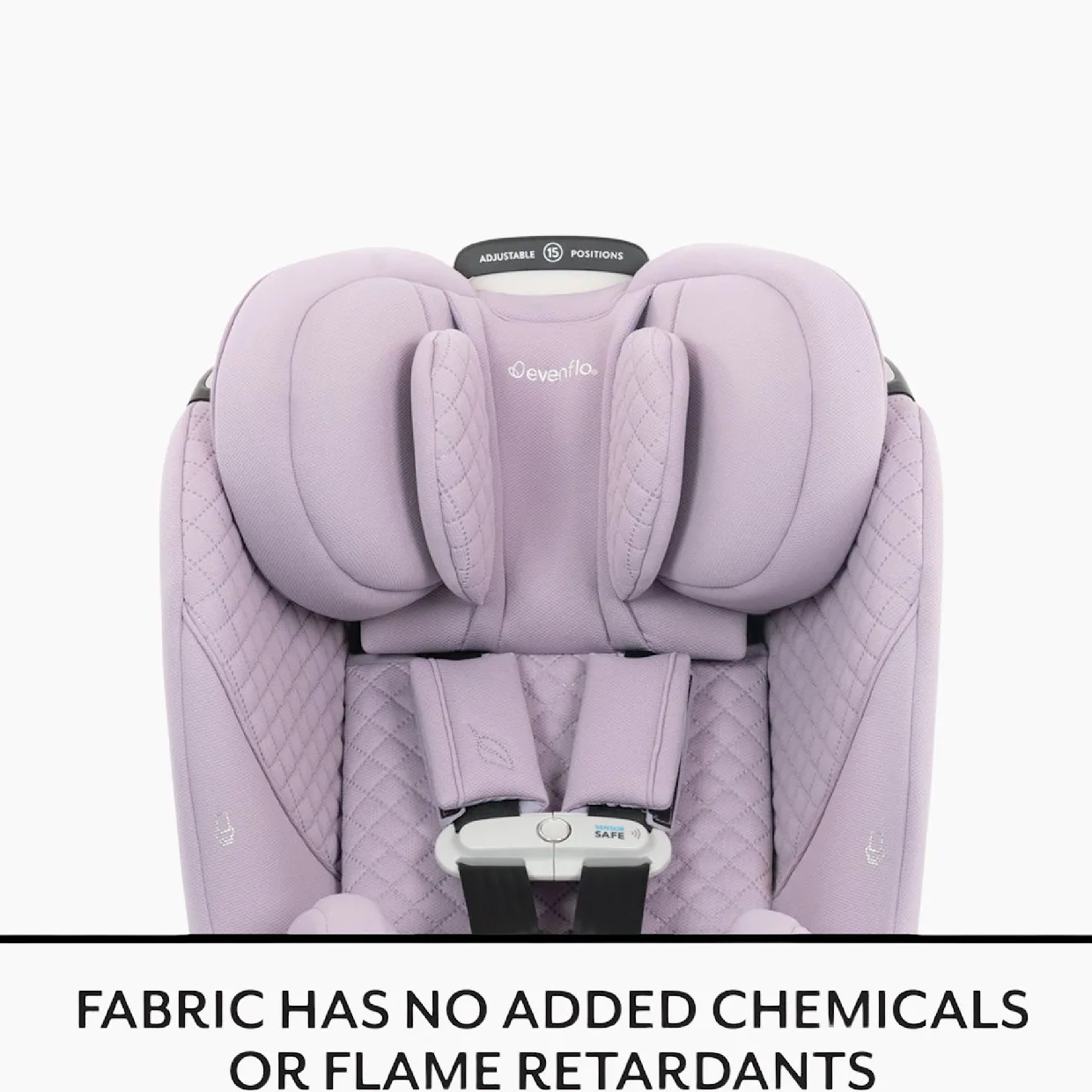 Revolve360 Slim 2-in-1 Rotational Car Seat with Green & Gentle Fabric - Agate - Image 2