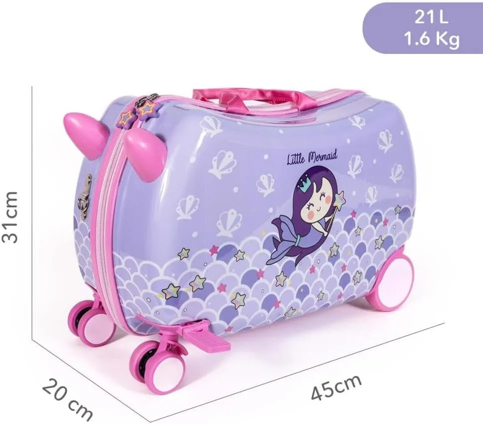 Ride-on Children's Suitcase The Little Mermaid - Image 3