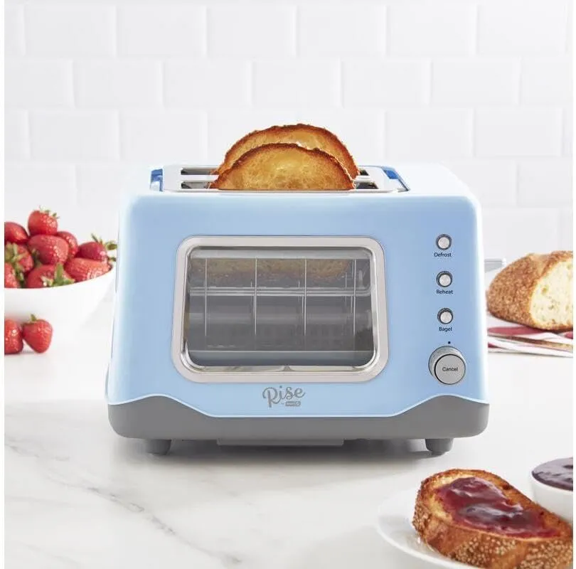 Rise By Dash 2-Slice Clear View Toaster - Image 3