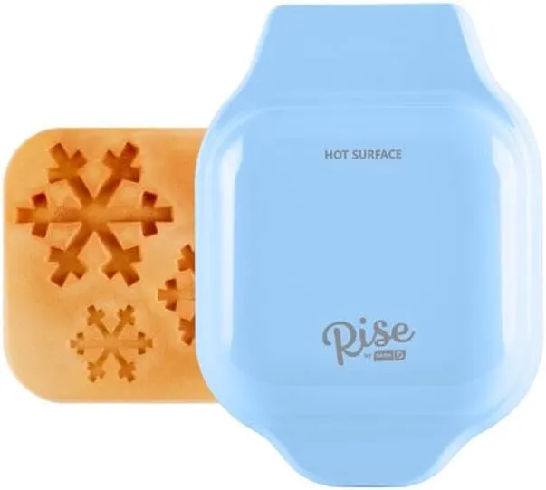 Rise By Dash Snowflake Mini Waffle Maker - Image 4