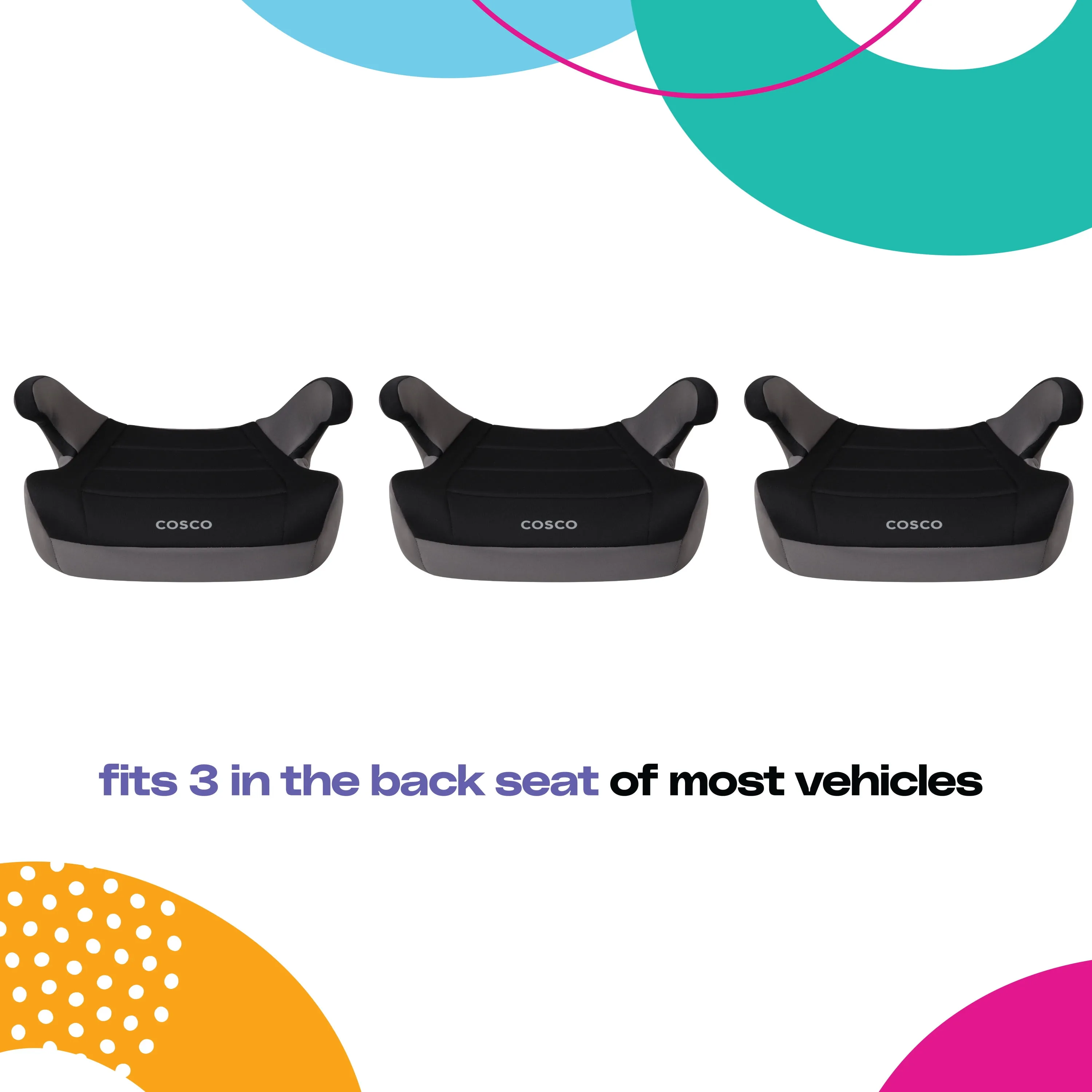 Rise LX Toddler Booster Car Seat - Fossil Black - Image 8