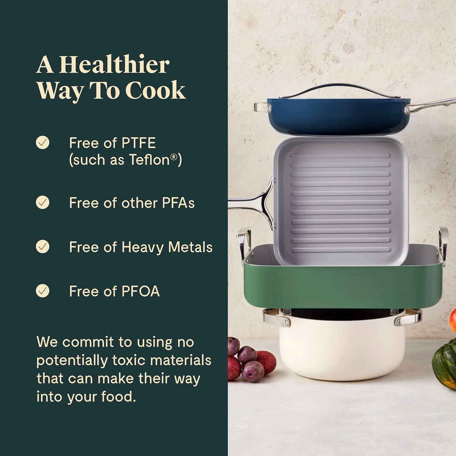 Roasting Pan with Rack - White - Image 5