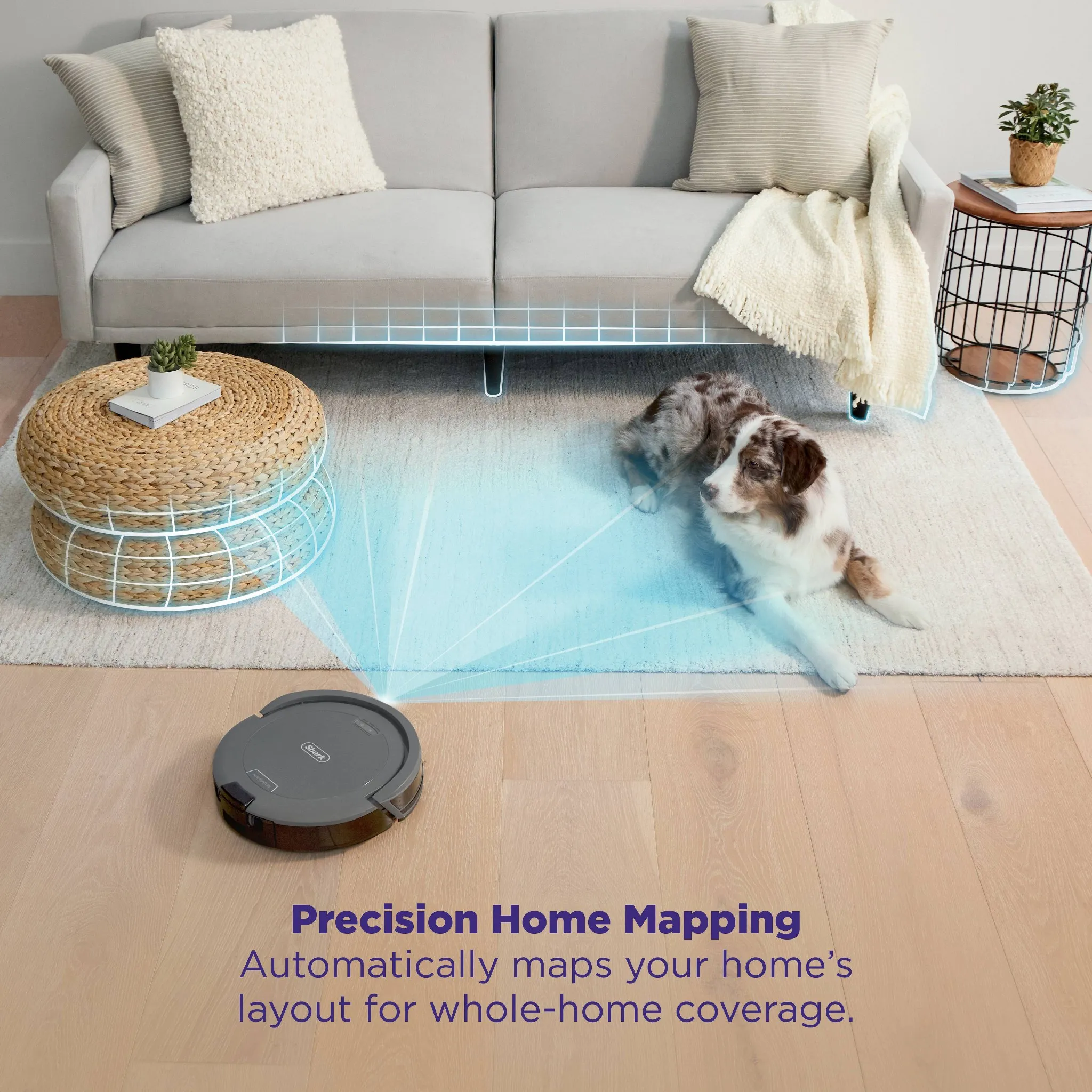 Robot Vacuum with SmartPath Navigation - Gray - Image 3