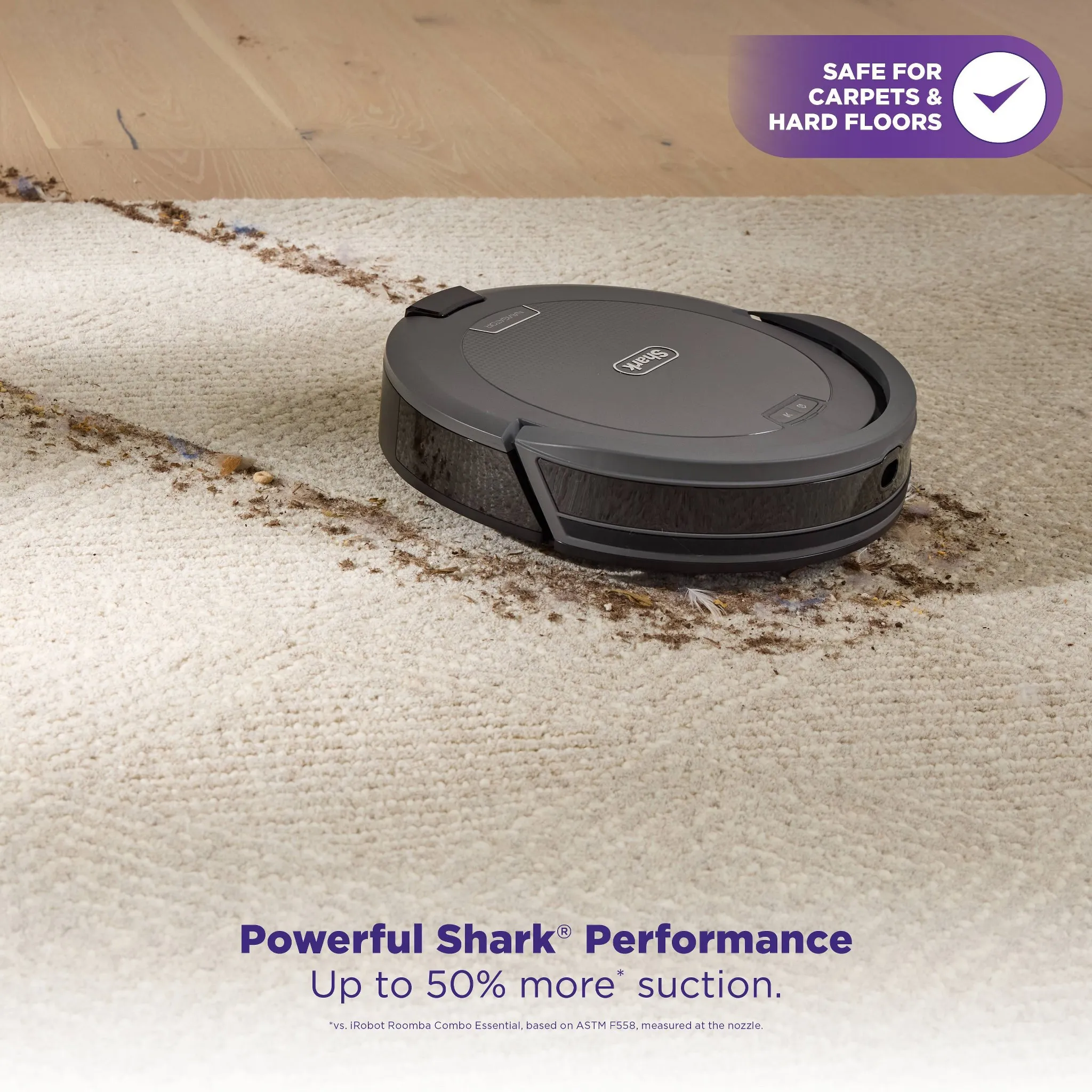 Robot Vacuum with SmartPath Navigation - Gray - Image 5