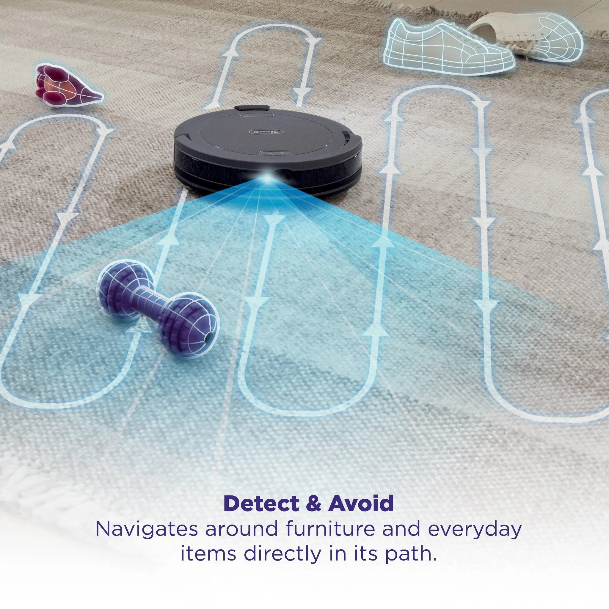 Robot Vacuum with SmartPath Navigation - Gray - Image 6