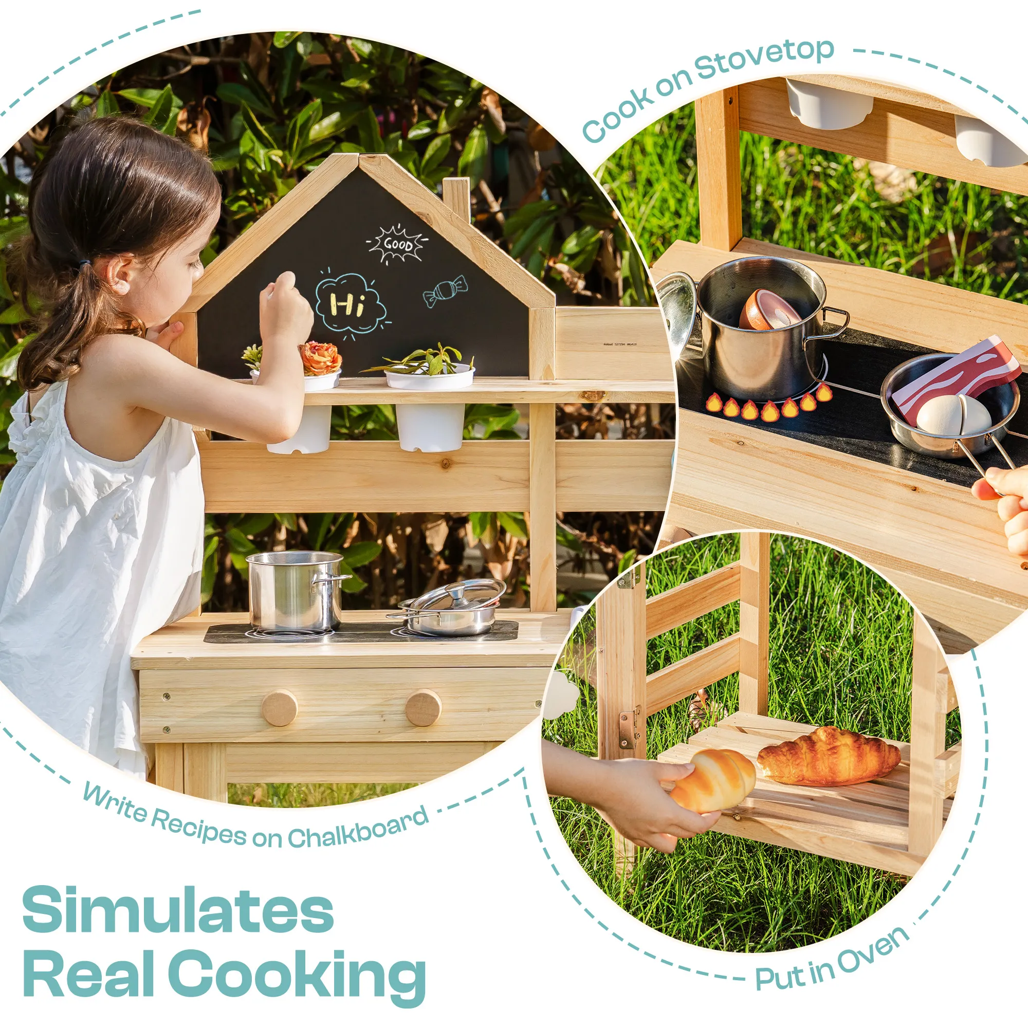 Outdoor Mud Kitchen for Kids - Childlike Fun - Image 8