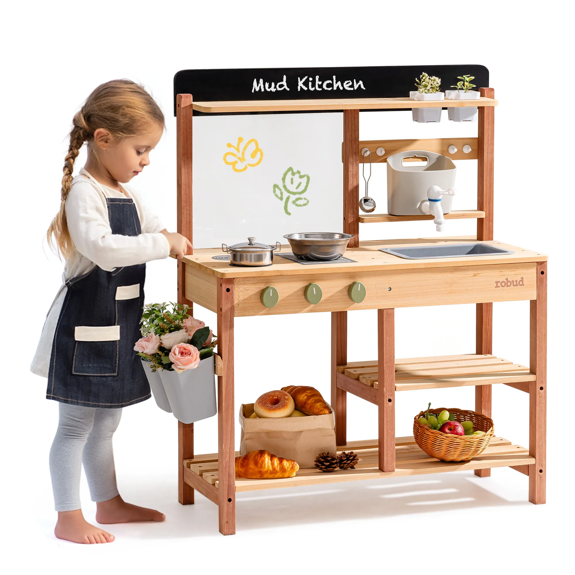 Outdoor Mud Kitchen - Caramel - Image 7