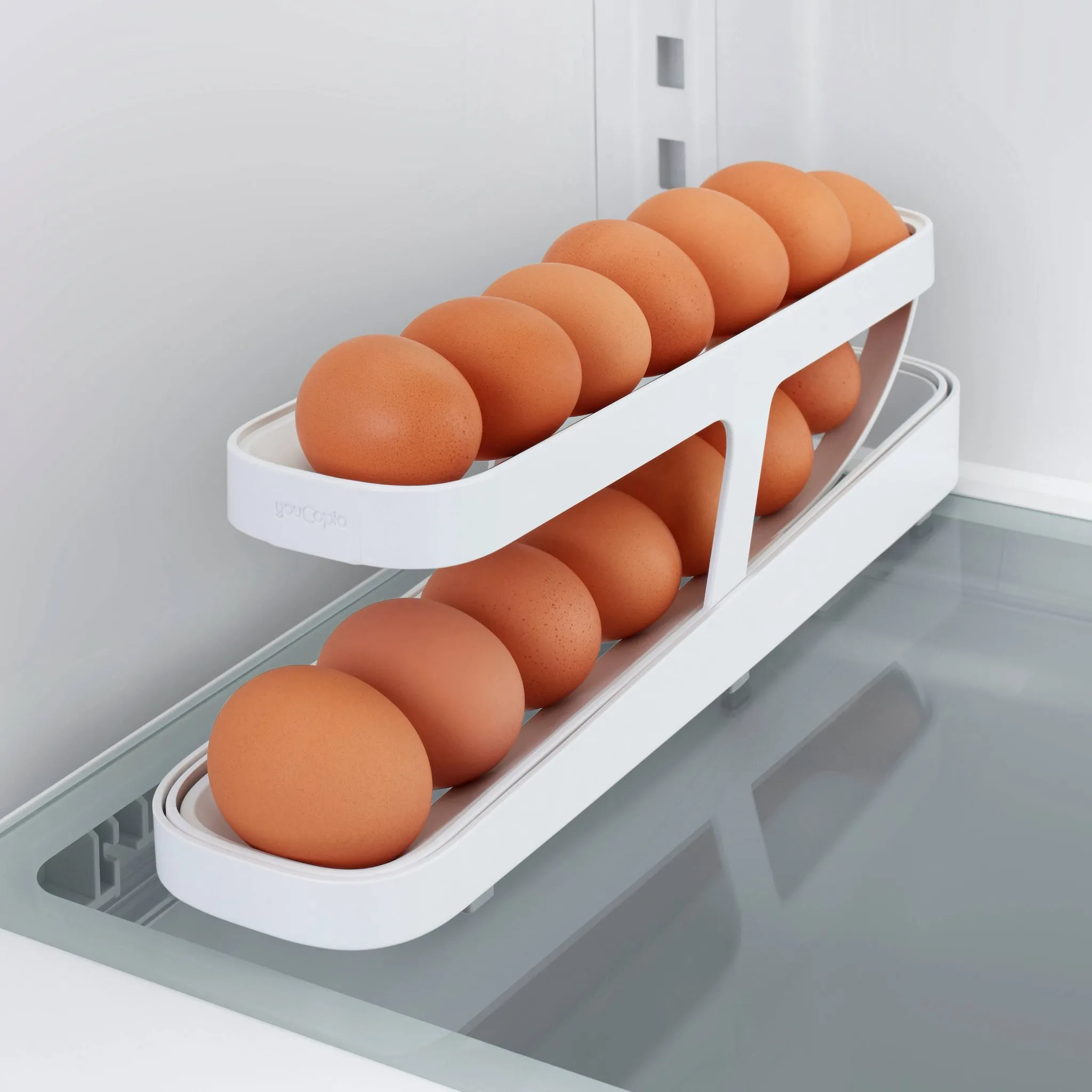 RollDown Egg Dispenser - Freestanding Egg Holder - Image 2