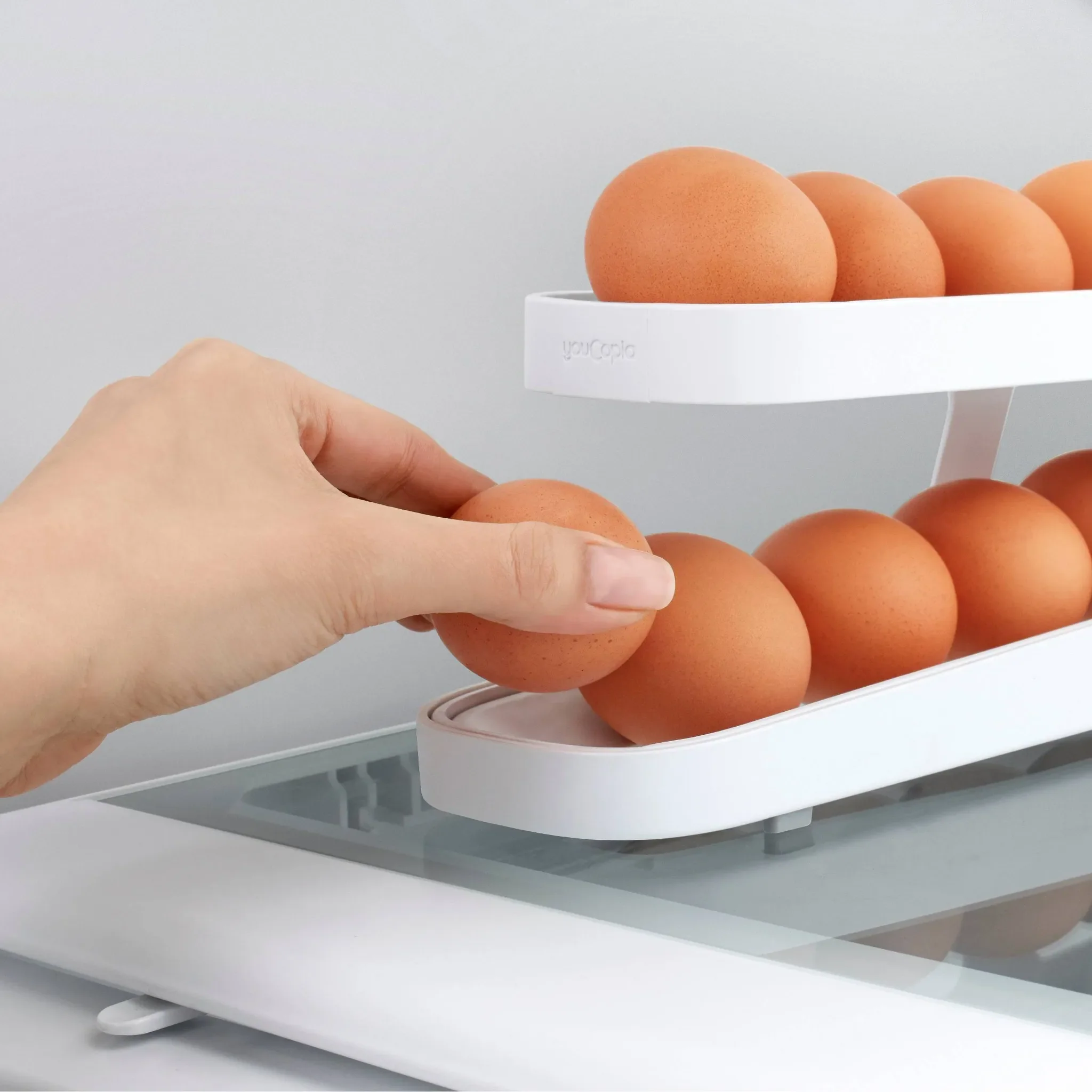 RollDown Egg Dispenser - Freestanding Egg Holder - Image 5