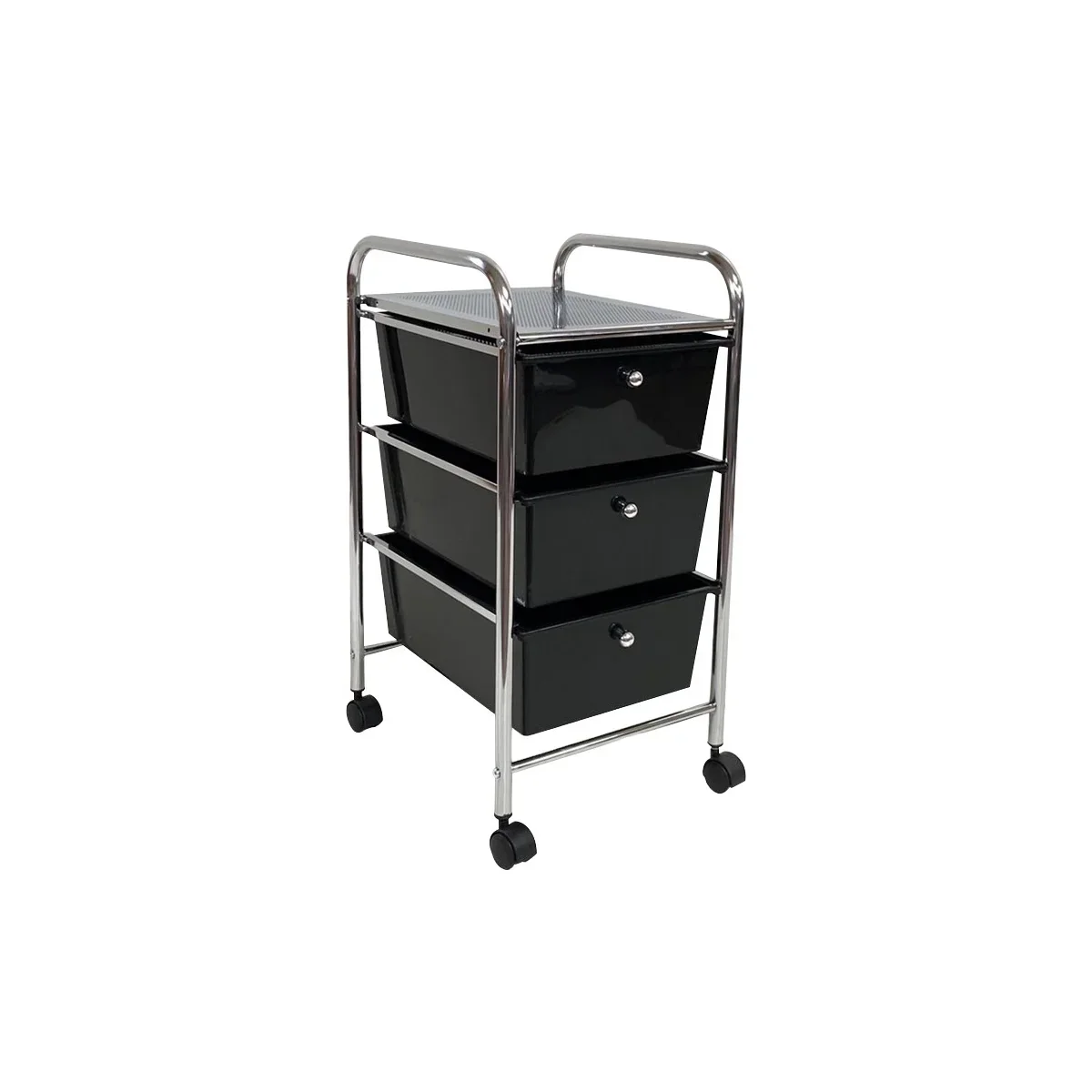 Rolling Storage Cart and Organizer With Plastic Drawers - Image 10