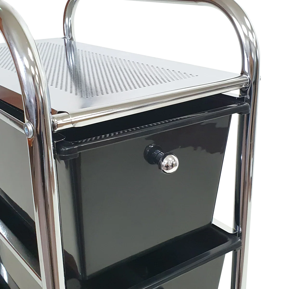 Rolling Storage Cart and Organizer With Plastic Drawers - Image 15