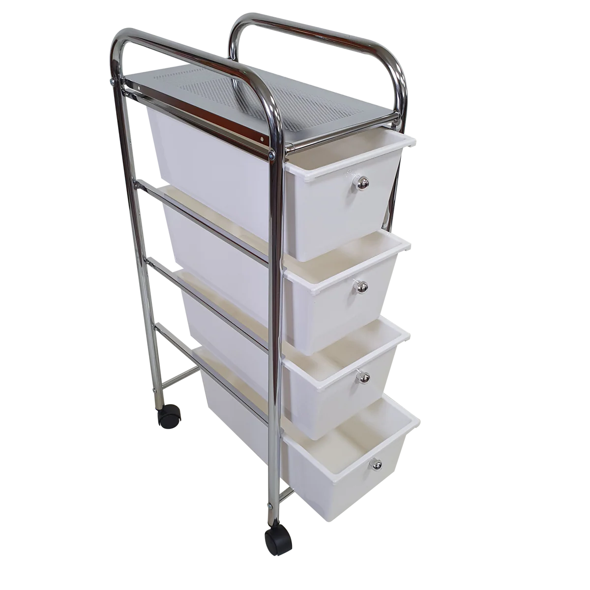 Rolling Storage Cart and Organizer With Plastic Drawers - Image 21