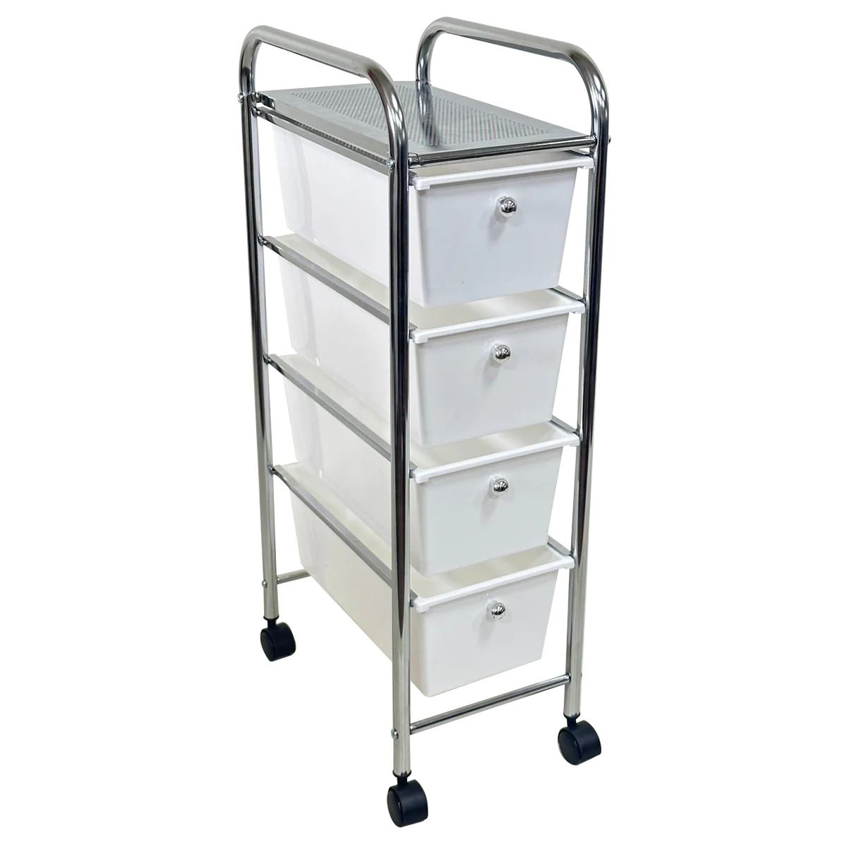 Rolling Storage Cart and Organizer With Plastic Drawers - Image 25