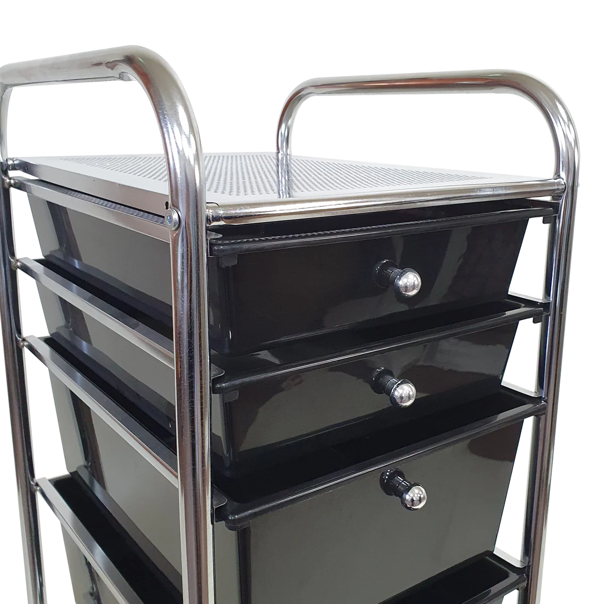 Rolling Storage Cart and Organizer With Plastic Drawers - Image 27