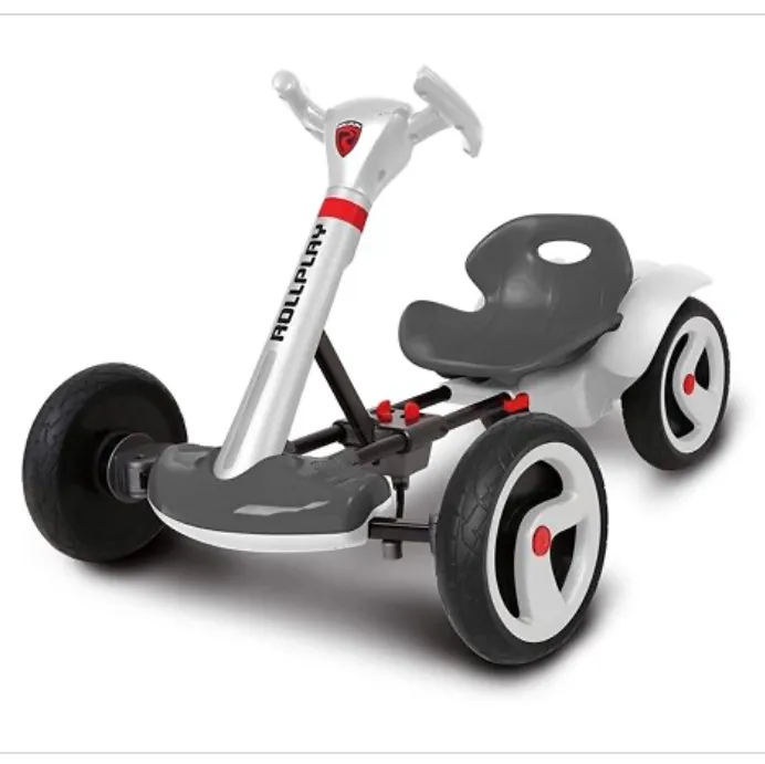 Rollplay 6V Flex Kart Powered Ride-On - White