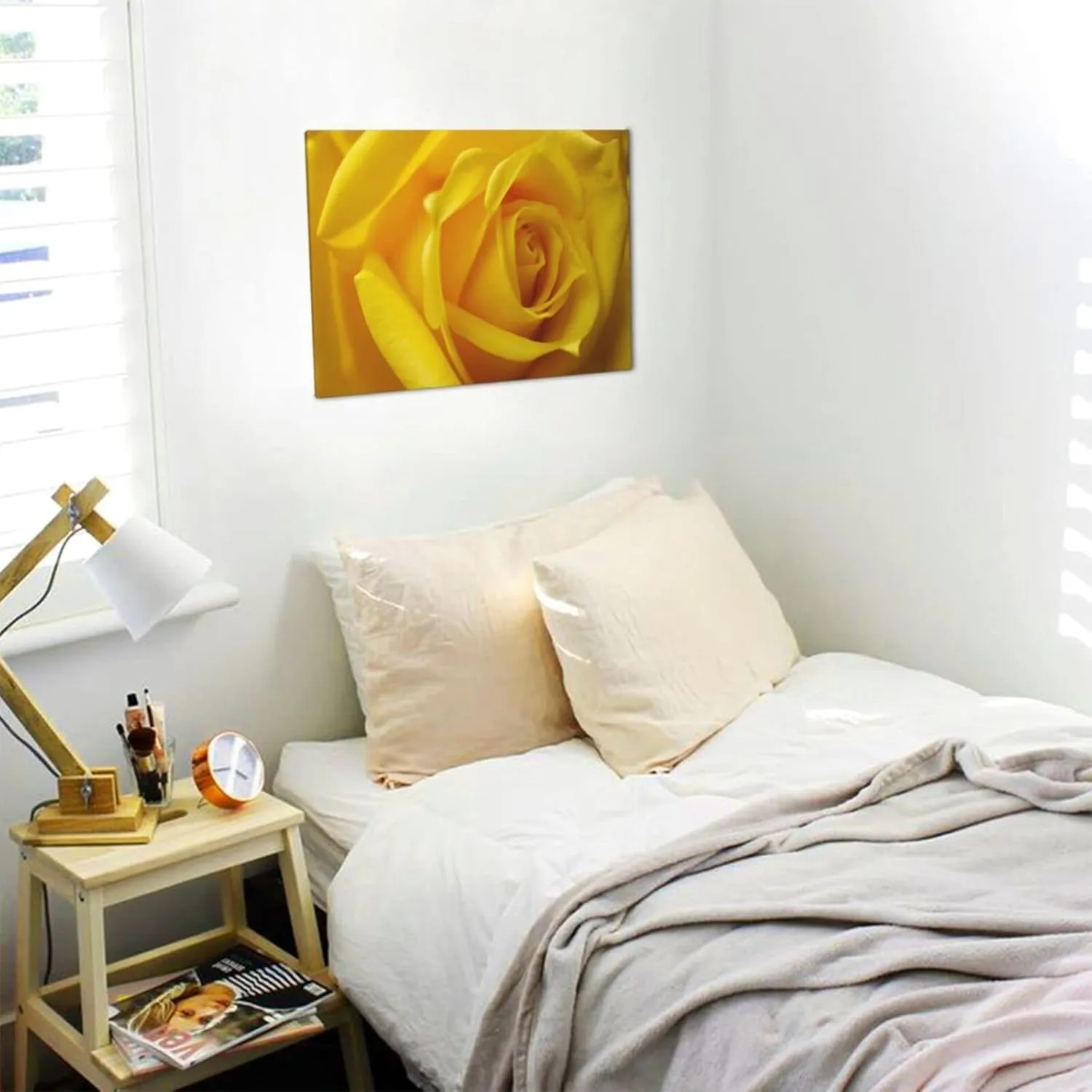 Rose Petals On Canvas Print - Image 4