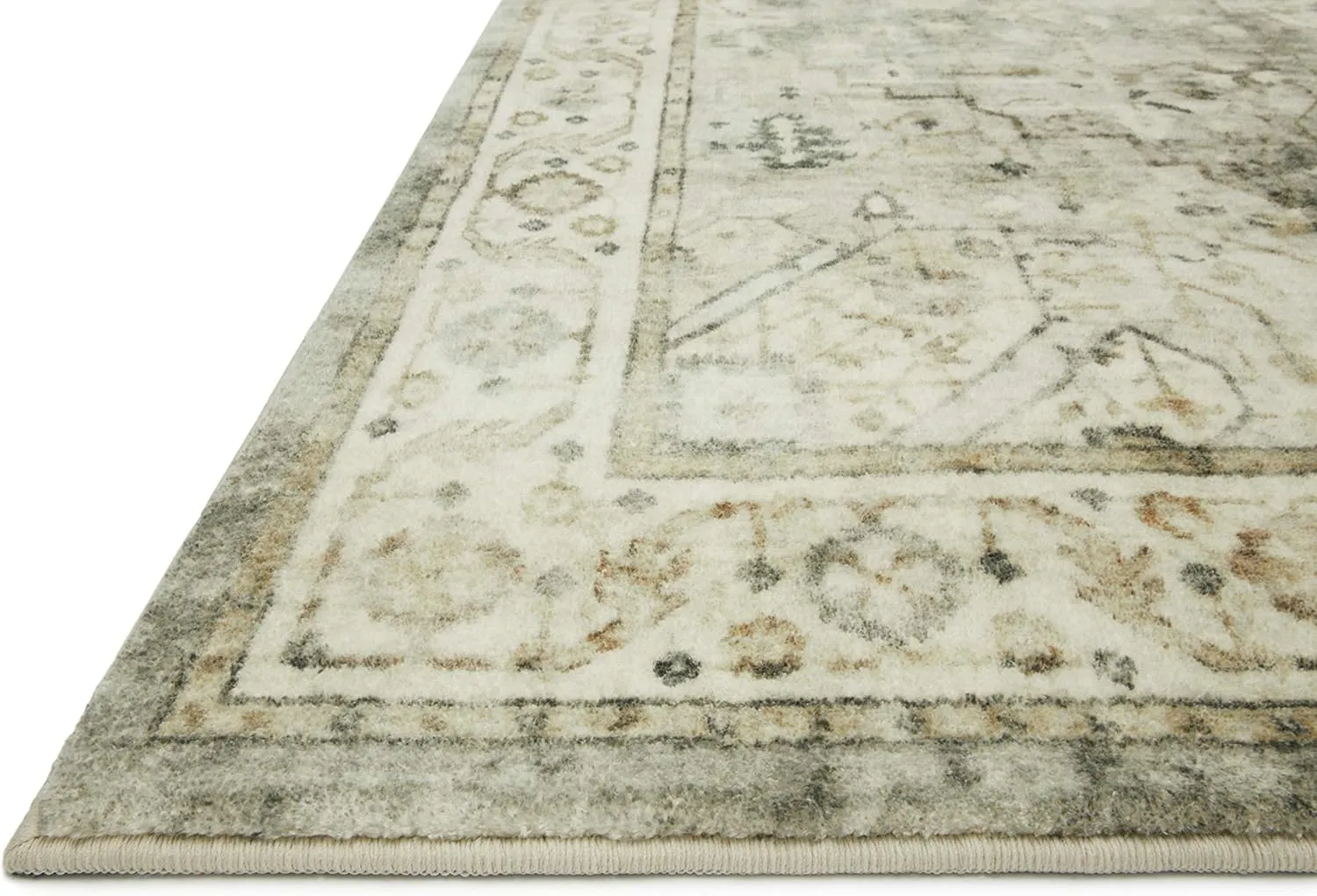 Rosette Sage/Beige 3'-3" x 5'-3" Accent Rug Sage / Beige 3'-3" x 5'-3" - Image 2