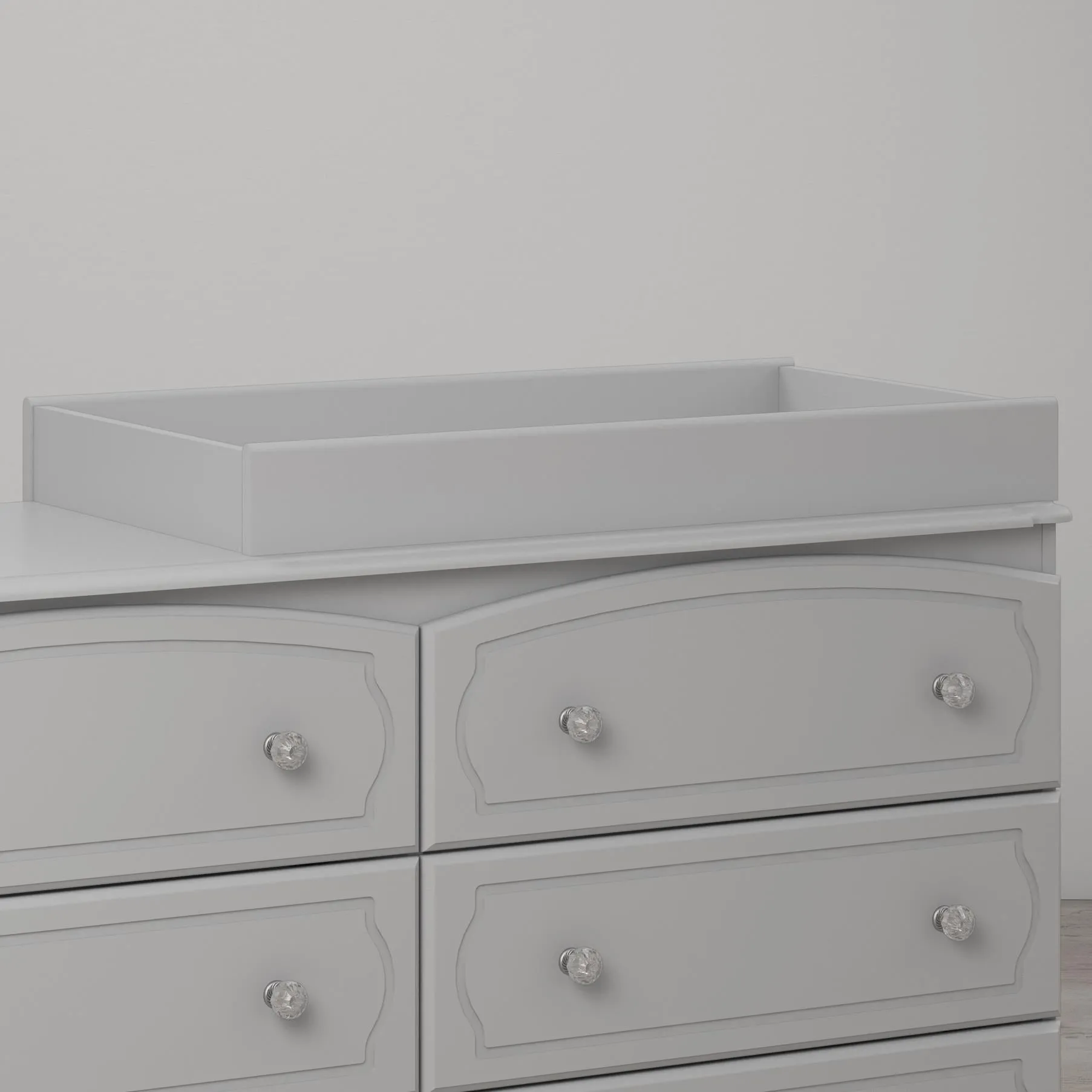 Rowan Valley Haven Changing Table Topper, Dove Gray