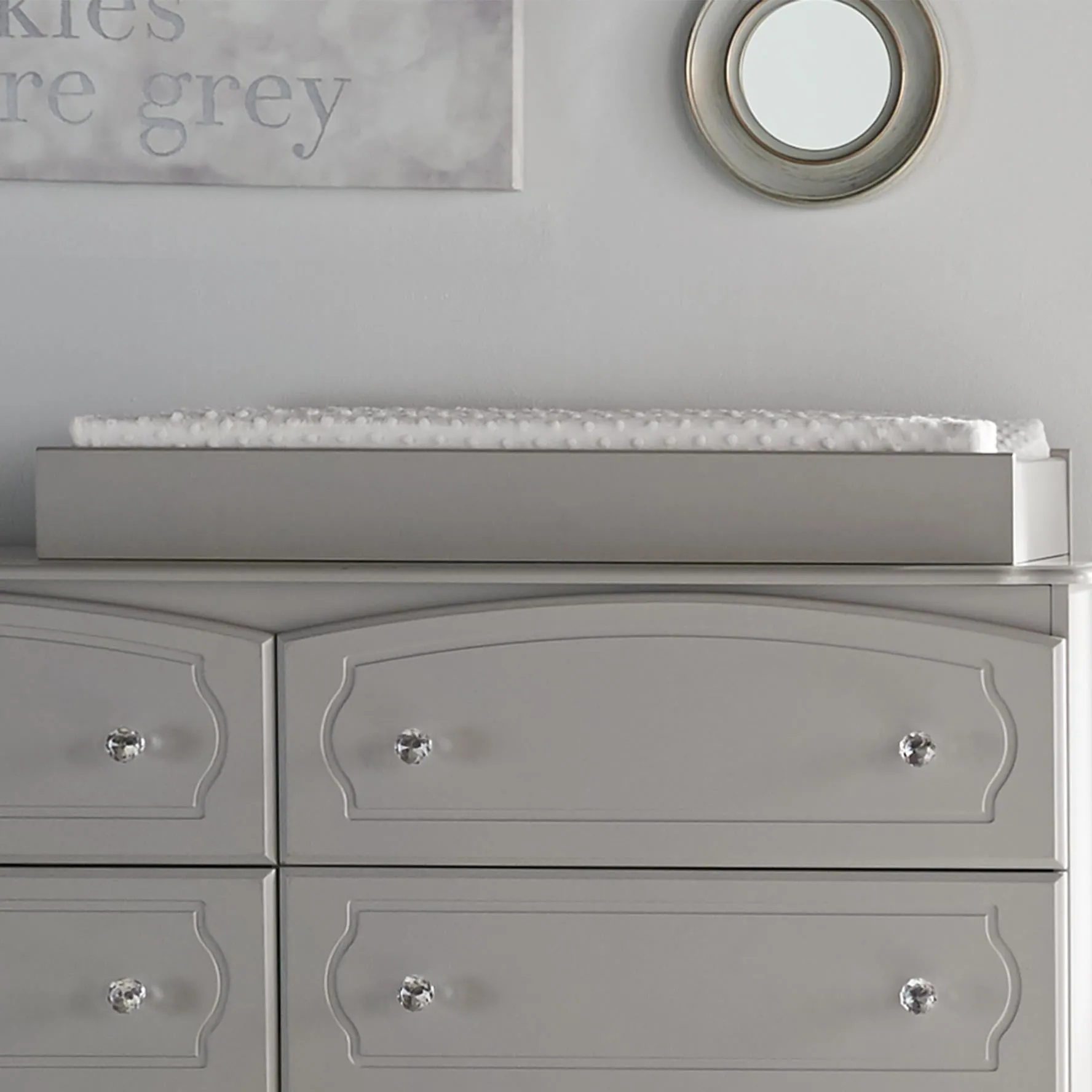 Rowan Valley Haven Changing Table Topper, Dove Gray - Image 5