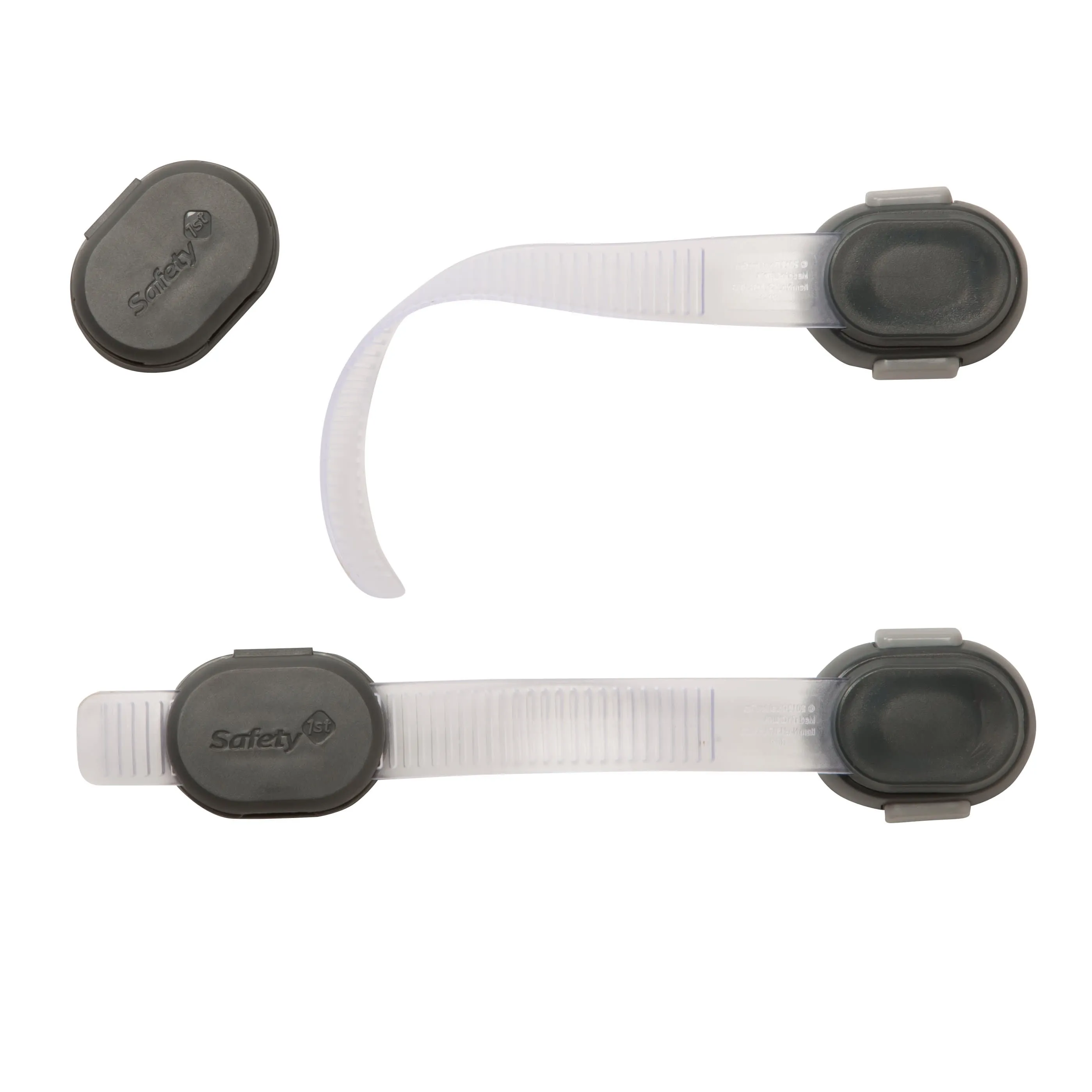 Safety 1st Custom Fit All Purpose Strap - Grey/Black (2-Pack) - Image 4