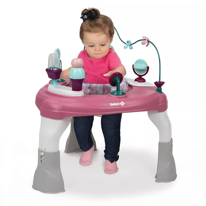 Safety 1st Grow and Go 4-in-1 Stationary Activity Center, Oslo Pink - Image 3
