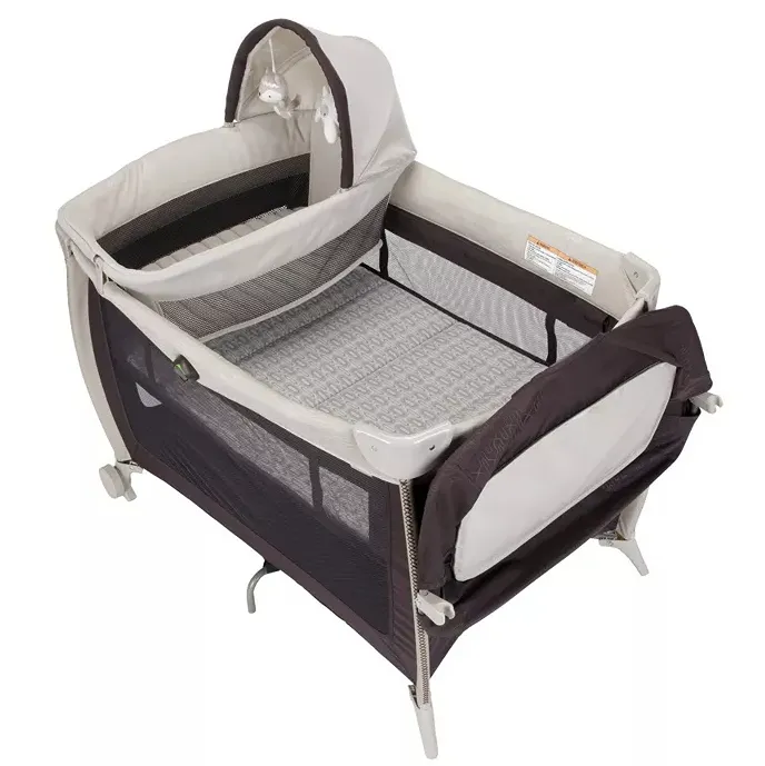 Play-and-Stay Play Yard, Easy fold, Full-Size Play Yard with Removable Full Bassinet, Dunes Edge - Image 4