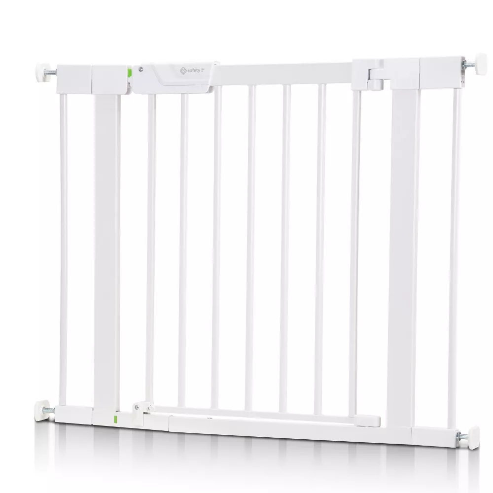 Pressure-Check Gate with SecureTech - White