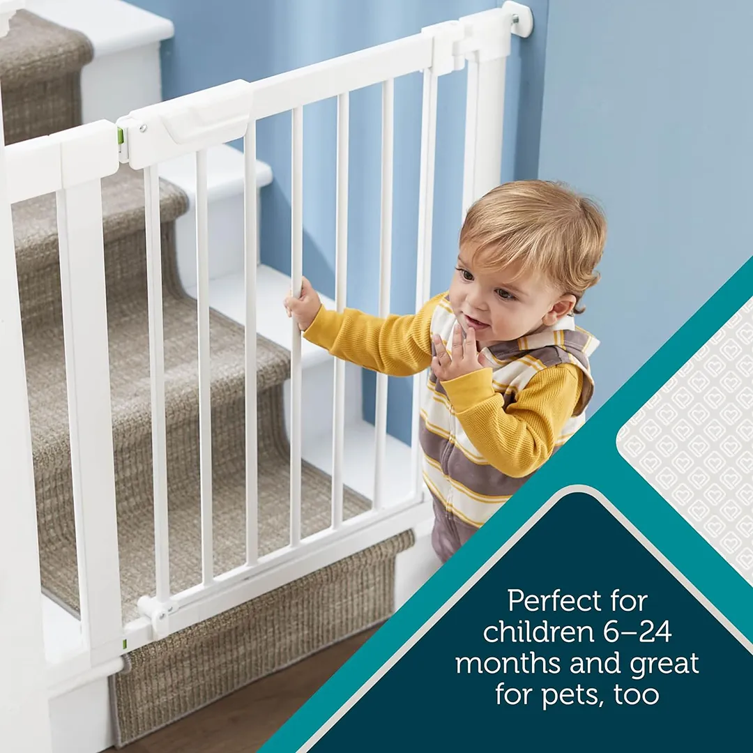 Pressure-Check Gate with SecureTech - White - Image 2
