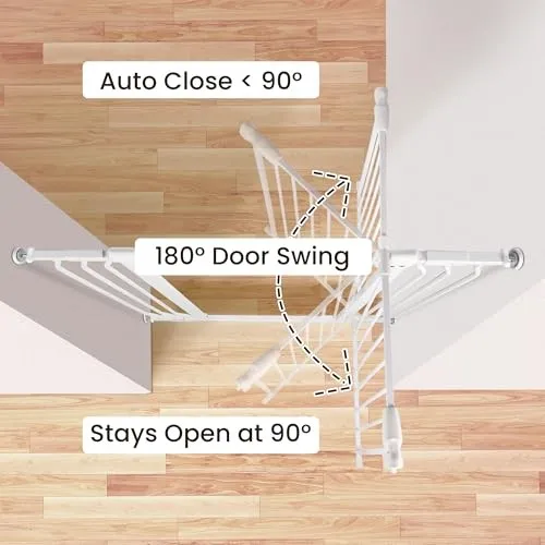 Safety Pet Gate for Doorways and Stairs - 30" Tall - Image 3