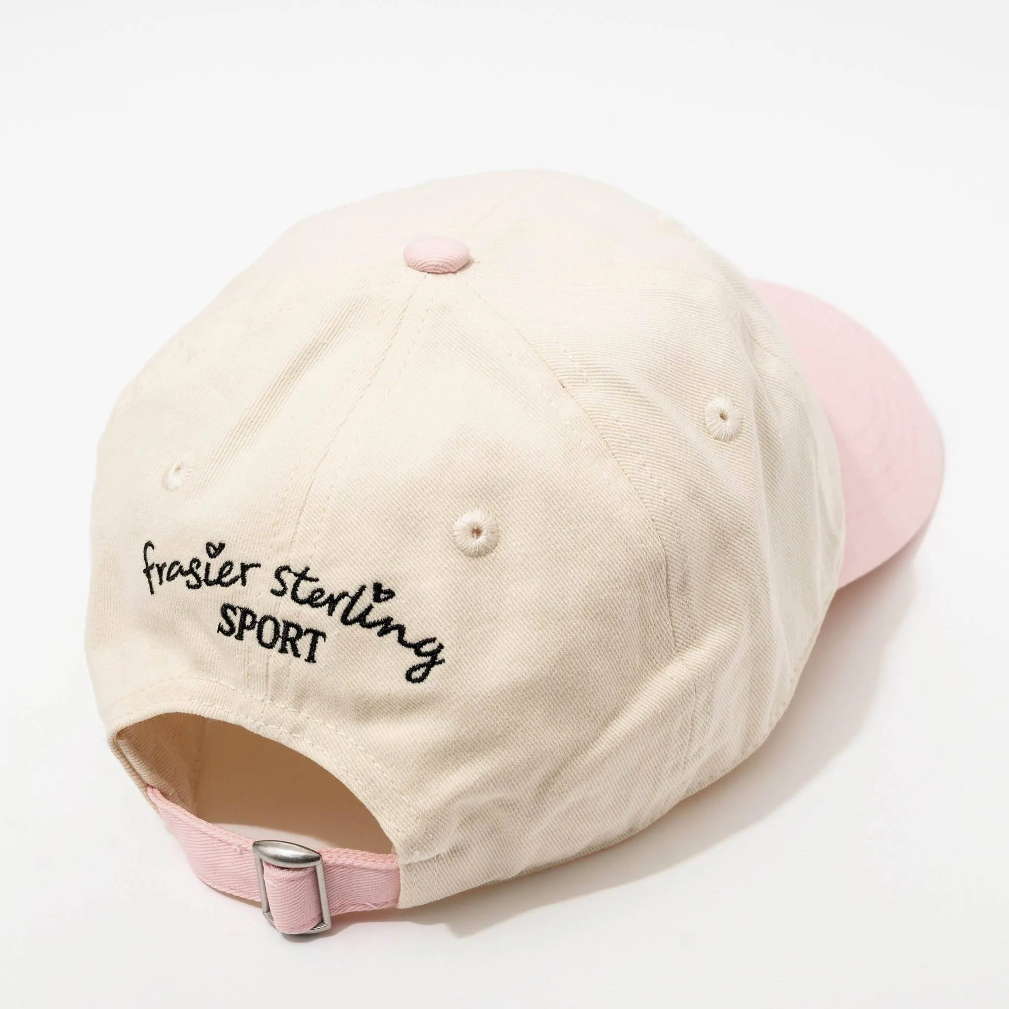 Sail Boat Hat - Cream/Pink - Image 2