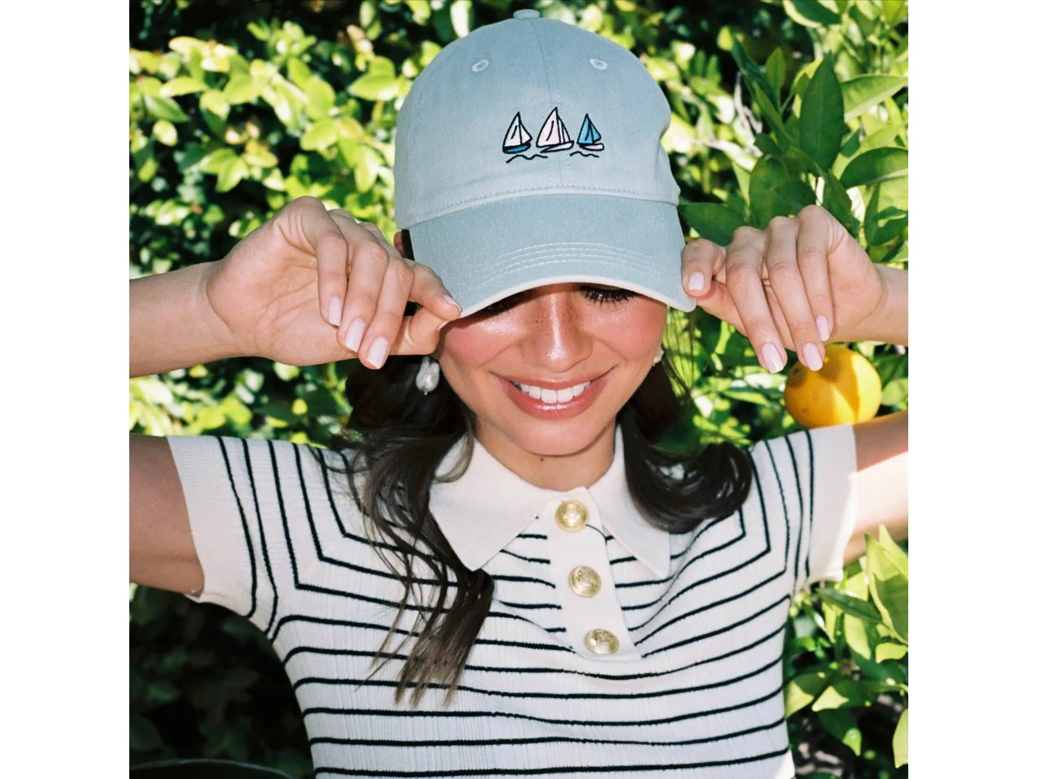 Sail Boats Hat - Adjustable Cotton Baseball Cap - Image 3