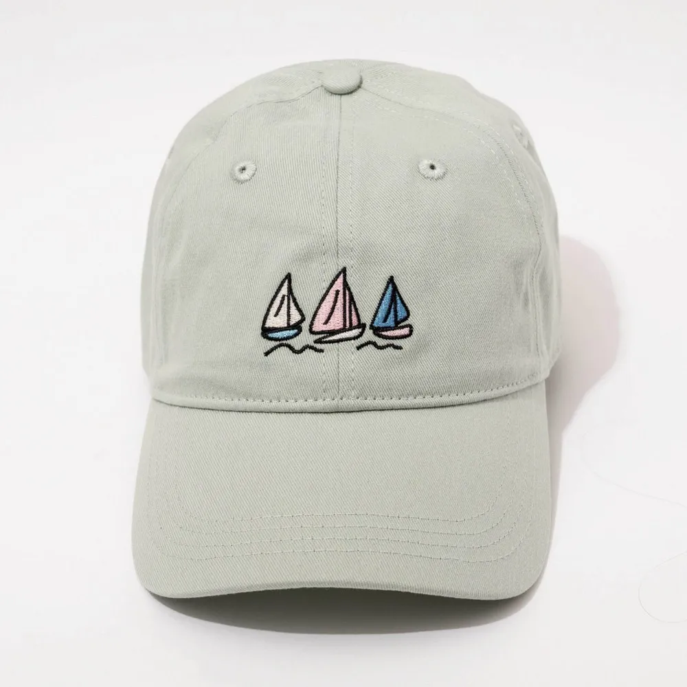 Sail Boats Hat - Adjustable Cotton Baseball Cap - Image 5